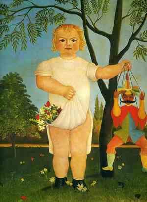 Henri Julien Rousseau - Child with Puppet