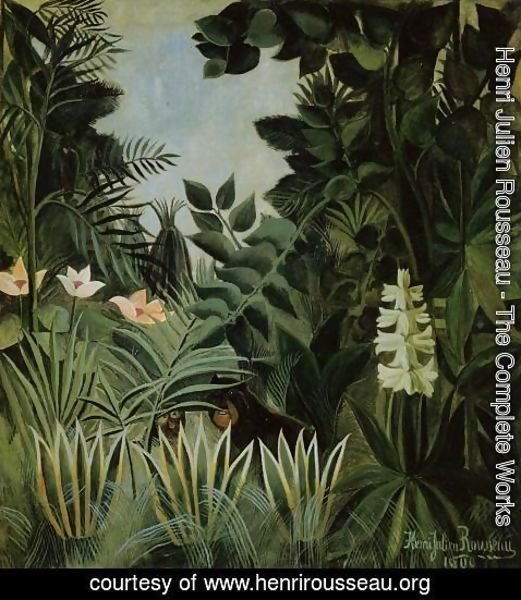 Henri Julien Rousseau - Exotic Landscape II