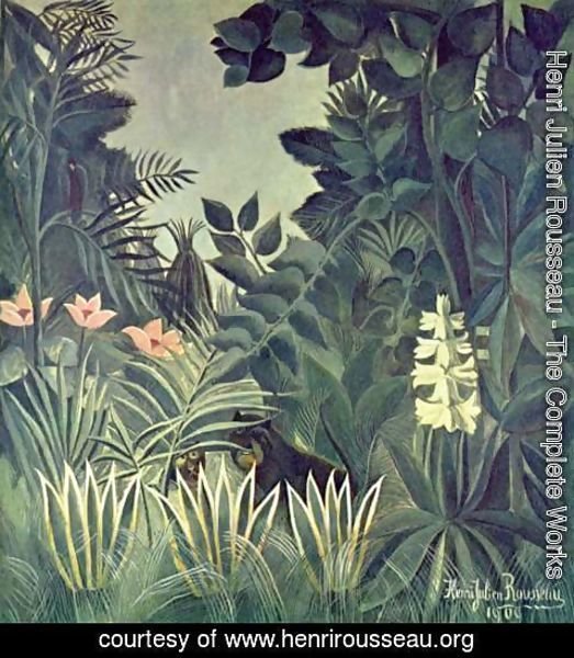 Henri Julien Rousseau - The Equatorial Jungle