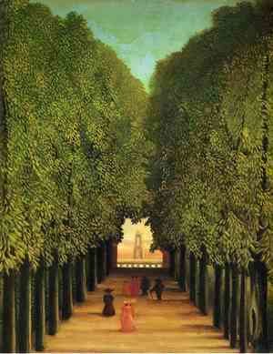 Henri Julien Rousseau - The Avenue in the Park at Saint-Cloud 2