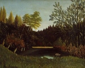 Henri Julien Rousseau - View of the Bois de Boulogne