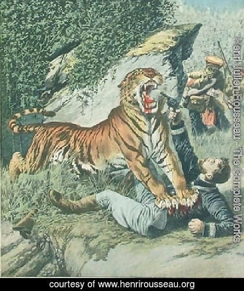 Attacked By A Tiger Jpg