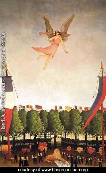 Henri Julien Rousseau - Liberty Inviting Artists To Take Part In The 22nd Exhibition Of The Societe Des Artistes Independants