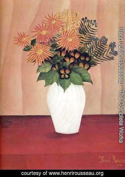 Henri Julien Rousseau - Bouquet Of Flowers
