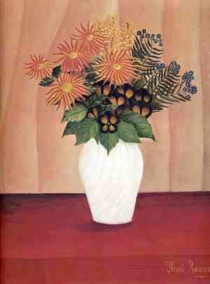 Henri Julien Rousseau - Bouquet Of Flowers