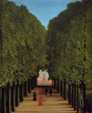 Henri Julien Rousseau - The Avenue In The Park At Saint Cloud