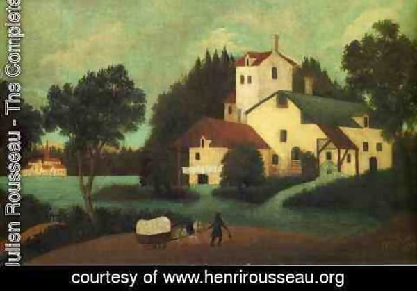 Henri Julien Rousseau - Wagon in Front of the Mill