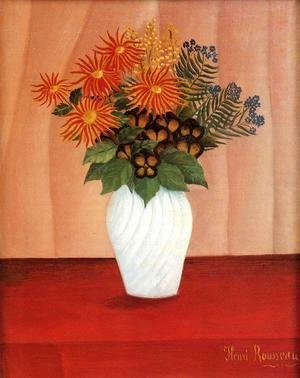 Henri Julien Rousseau - Bouquet of Flowers I