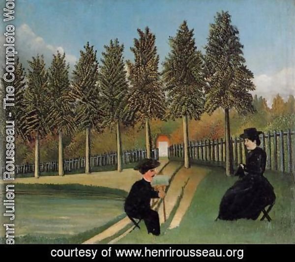 Henri Julien Rousseau - The Painter and His Wife