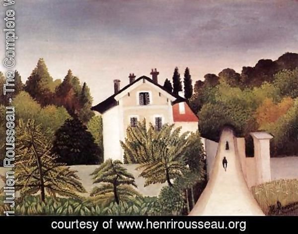 Henri Julien Rousseau - House on the Outskirts of Paris
