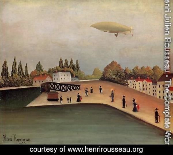 Henri Julien Rousseau - View of the Quai d'Ovry