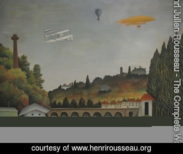 Henri Julien Rousseau - View of the Bridge at Sevres