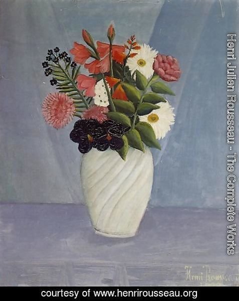 Henri Julien Rousseau - Bouquet of Flowers III