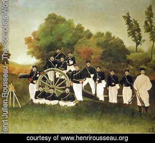 Henri Julien Rousseau - Artillerymen