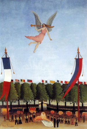 Henri Julien Rousseau - Liberty Inviting Artists at the Society of Independent Artis