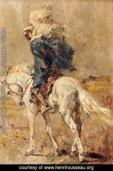 Henri Julien Rousseau - Un chevalier arabe