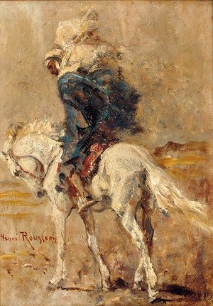 Henri Julien Rousseau - Un chevalier arabe
