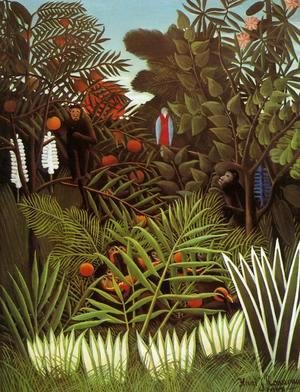 Henri Julien Rousseau - Exotic Landscape