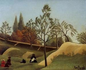 Henri Julien Rousseau - View Of The Fortifications