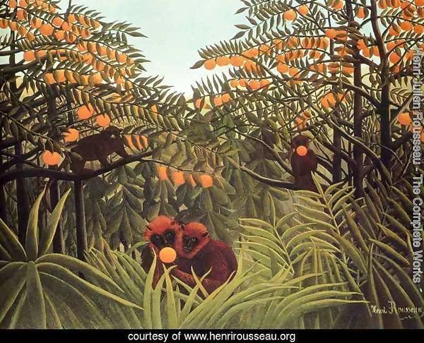 Apes In The Orange Grove