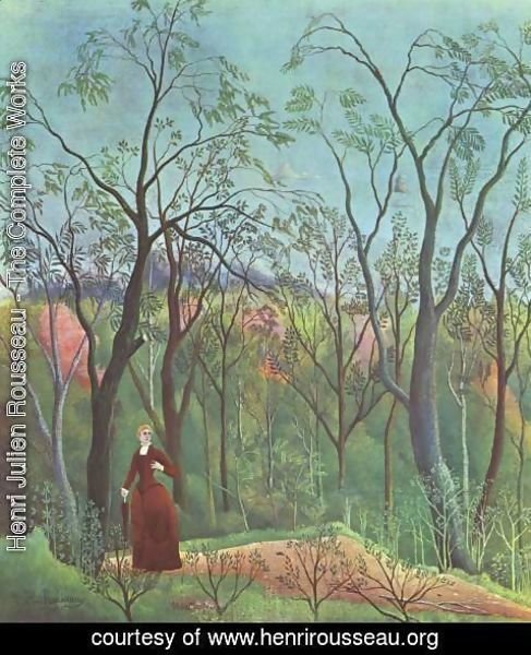 Henri Julien Rousseau - Forest Promenade